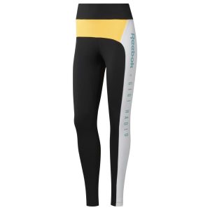 Reebok Gigi Leggings Damen - Schwarz - DE 187-ZVJ